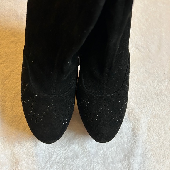 ALAIA Platform Suede Black Bootie. So high! - Picture 6 of 9